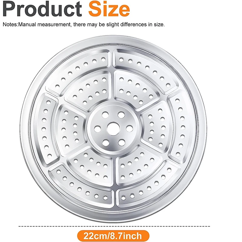 18cm to 26 cm Cooker Canning Rack for Pressure Canner Stainless Steel Compatible with Presto JT219 steamer rack