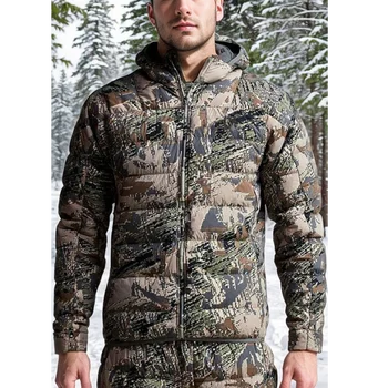 Men's Kelvin Light down winter camouflage jacket - fishing hunting suit 4