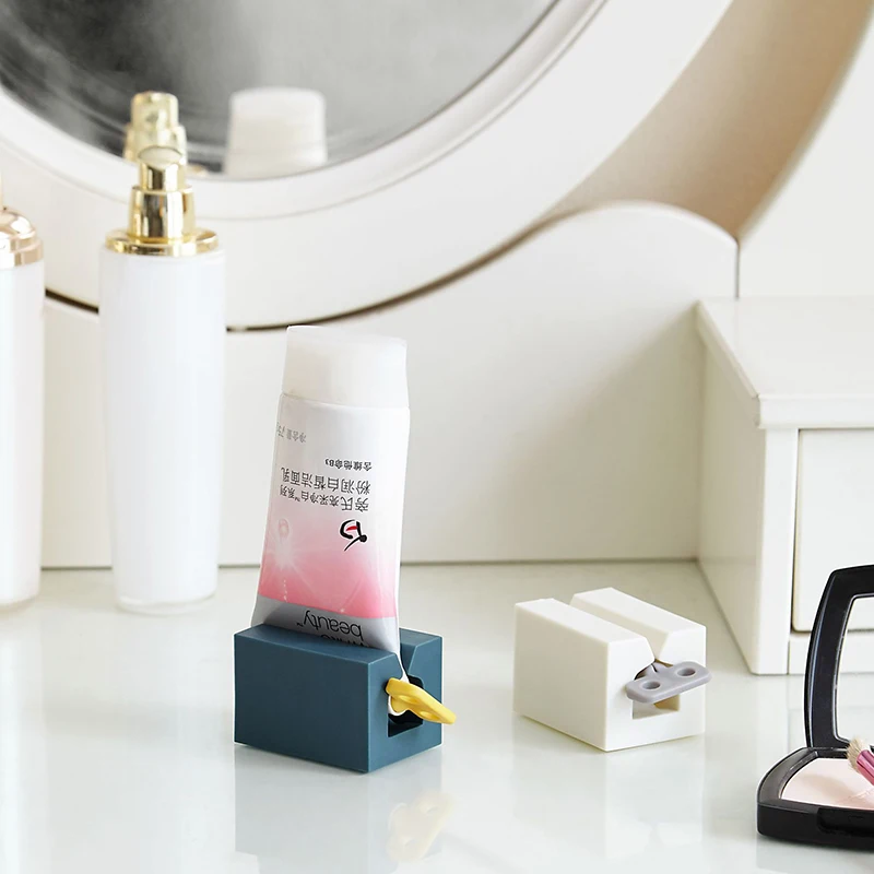 Toothpaste Squeezers Toothpaste Dispenser Lazy Rolling Tube Squeezer Storage Rack Bathroom Accessories toothpaste squeezer toothpaste dispenser