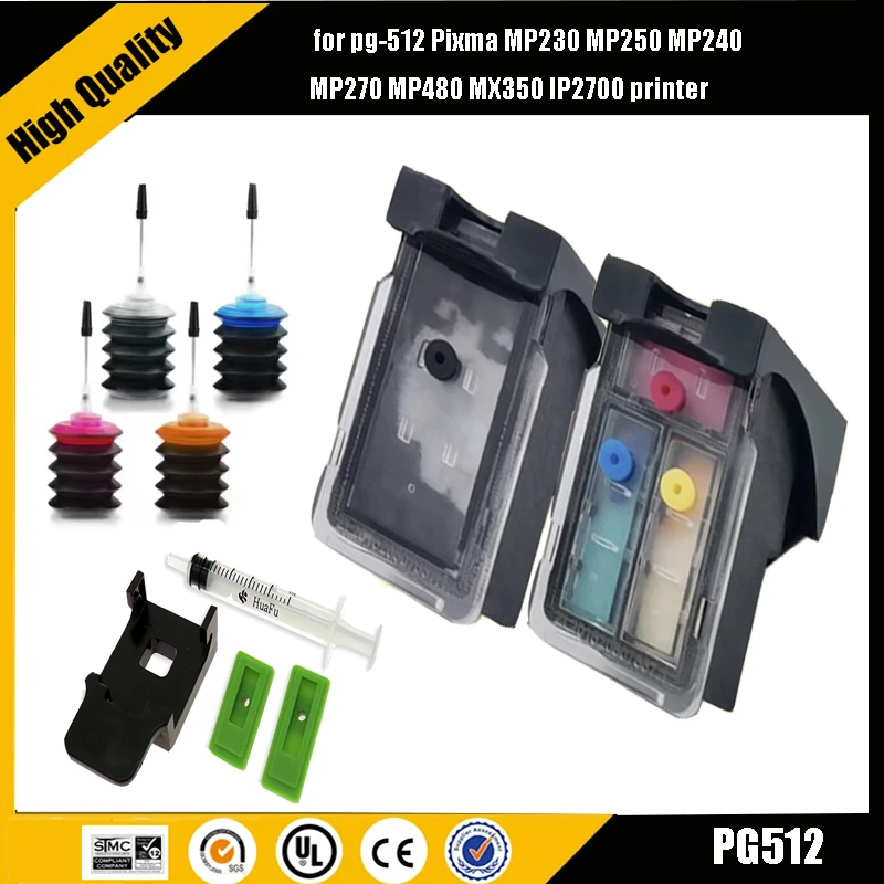 

Einkshop PG512 CL513 Catridge Compatible for Canon pg 512 cl 513 ink cartridge Pixma mp230 mp250 MP240 MP270 MP480 IP2700