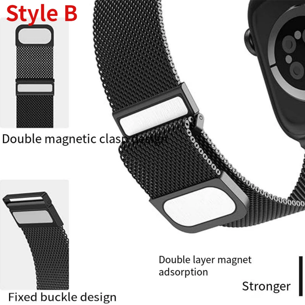 Premium Milanese Mesh Apple Watch Band Bracelet - Elegant Sport Strap