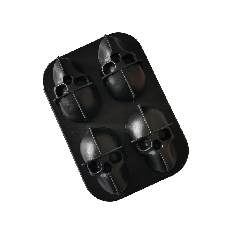 Silicone Cube Ice Ball Mold 3D Skull Shape Whiskey Wine Cocktail Marker Tray Mould Chocolate DIY Kitchen Accessories Slushie Cup silicone ice cube maker