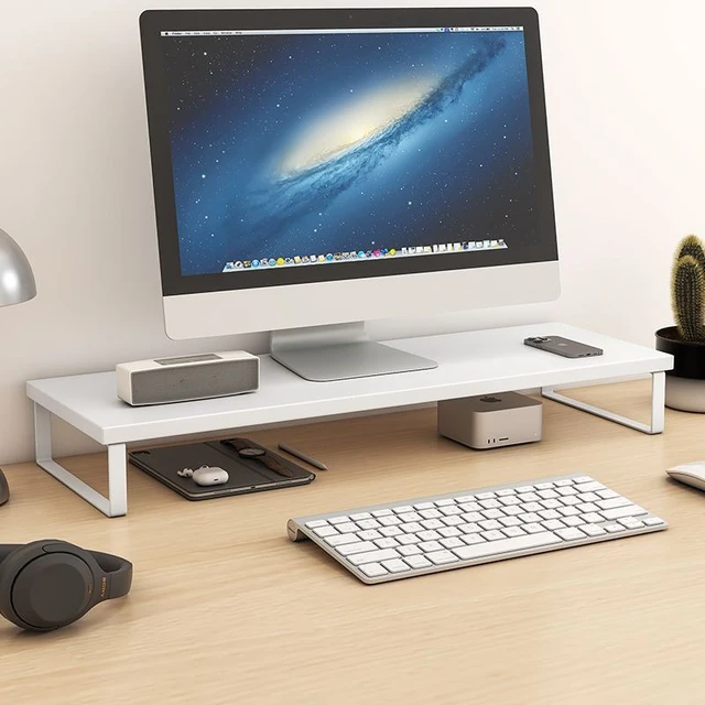 Multiple sizes desktop computer with elevated laptop display elevated dormitory desktop storage office screen base bracket 3