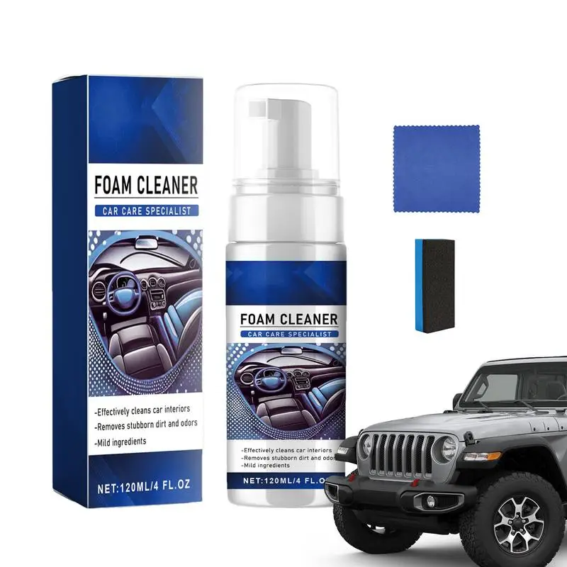 

Car Exterior Restorer 120ml Car Exterior Restorer And Interior Cleaner Auto Leather Paste Exterior Restorer Non-Greasy Safe For