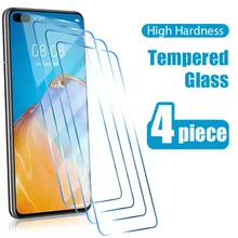 4Pcs Tempered Glass For Huawei P 40 30 20 Pro Lite E 2020 5G 2021 Screen Protector Protective Glass For Smart S Z 2019 Glass tanie i dobre opinie DIXSG CN (pochodzenie) Folia na przód
