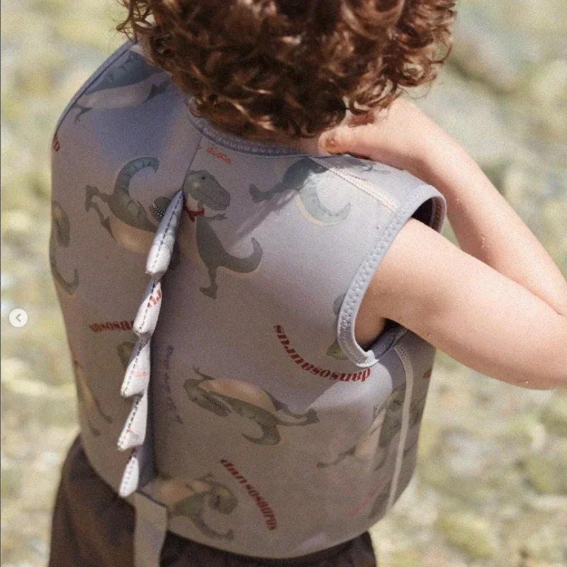 Children vest Baby Swimwear Sunscreen Swimsuit for Girls Swimming Summer Clothes Baby Vest Buoyancy Swim Accessories One-piece Beach Swimwear