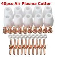 40pcs Nozzle Tip Consumables Cup Splitter Extended Kit 0~40A for PT-31 LG-40/Torch 1