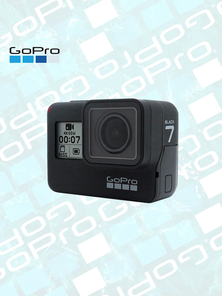 GoPro hero 7 cámara de movimiento plateada, Marco 4k30, 12MP, HD,  antivibración, ciclismo, esquí, deportes extremos