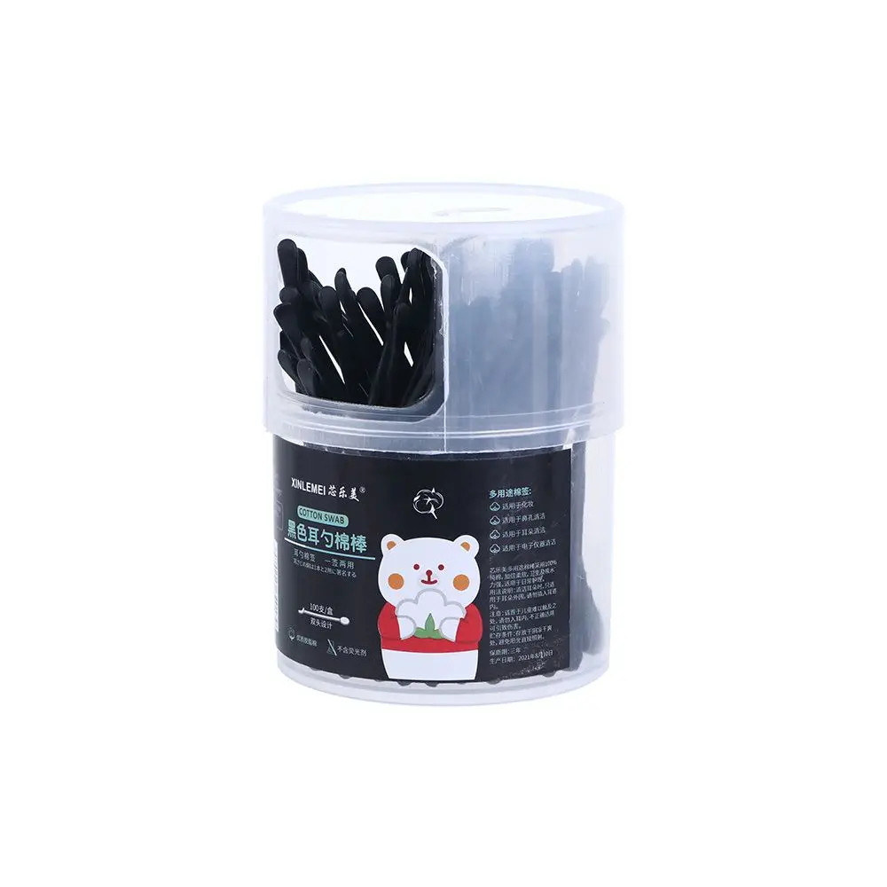 

Double-headed Ear Cleaner Spoon Nail Art Sticks Ear Pick Cleaner Cotton Bud With Ear Spoons Disposable Cotton Swabs Cotton Pads
