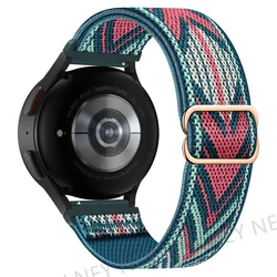 Nylon Elastic Sport Watch Strap, 20mm/22mm Band for 20mm watch band (Bohemia 10)