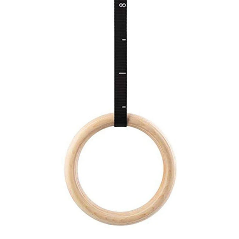 Birch Fitness Rings Gymnastics Training Ring 32Mm Wooden 1Pcs Exercise Fitness Gymnastic Rings Gym Exercise