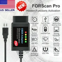 FORScan Pro ELM327 V1.5 For Ford Coding Car Diagnostic Tool HS/ MS CAN Auto Switch USB OBD2 Scanner Adapter 1