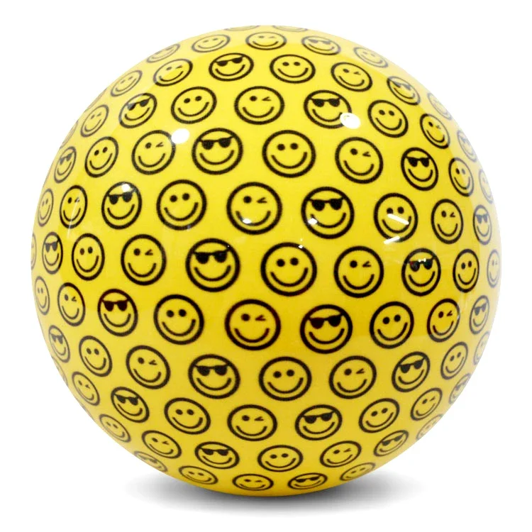 Smiling Face Straight-Line Bowling Ball 3
