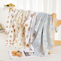 Kangobaby #My Soft Life# 4pcs Set Bamboo Cotton Baby Muslin Bib Newborn Burp Cloth Fashion Scarf Size 60x60cm 1