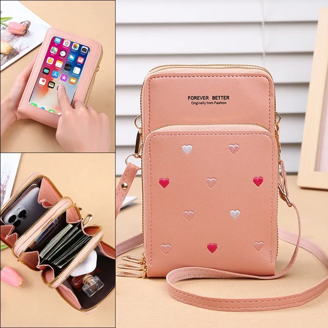 Women Phone Bag Ladies Small Shoulder Wallet Crossbody Card Holder Fashion  Mini Purse Female Cellphone Bags