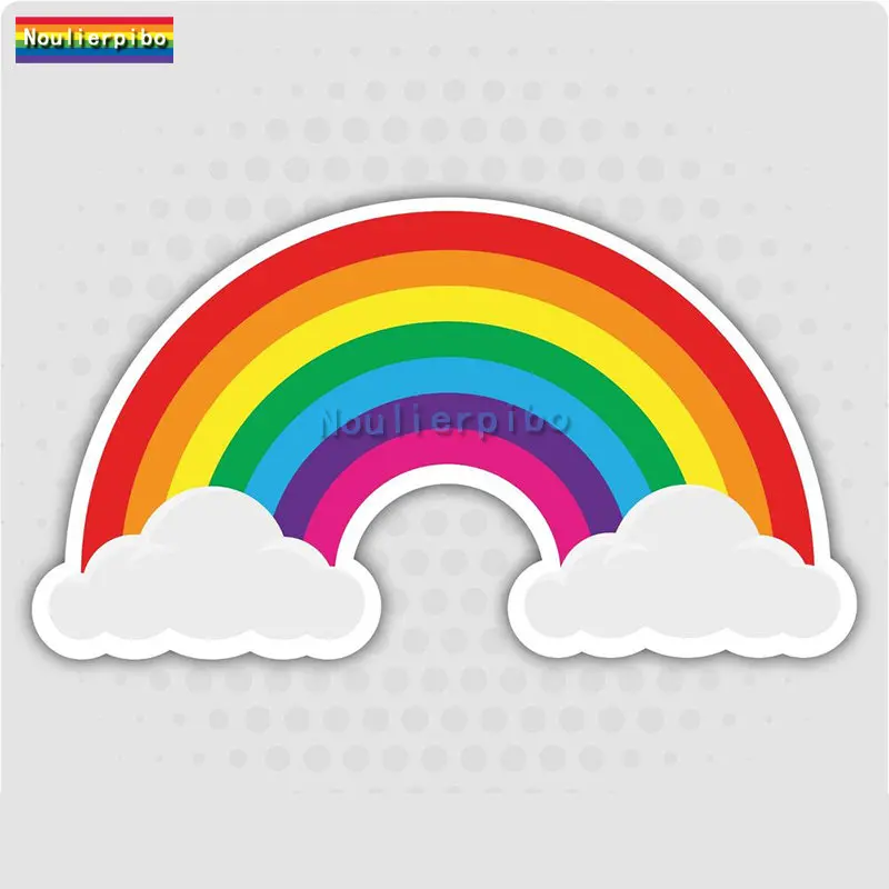 

Радужные разноцветные виниловые мини-наклейки для автомобиля, ноутбука, наклейки на бампер, окно, такси, мотоциклетный шлем, багажник, гоночная доска для серфинга, наклейки