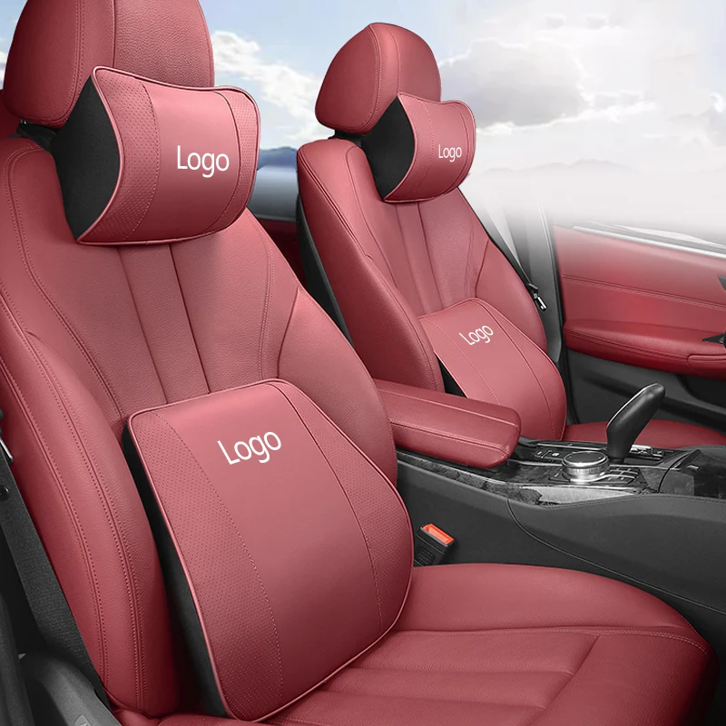 CarLumbarSupportHeadrestNeckPillowSupportUniversalSoftNeck