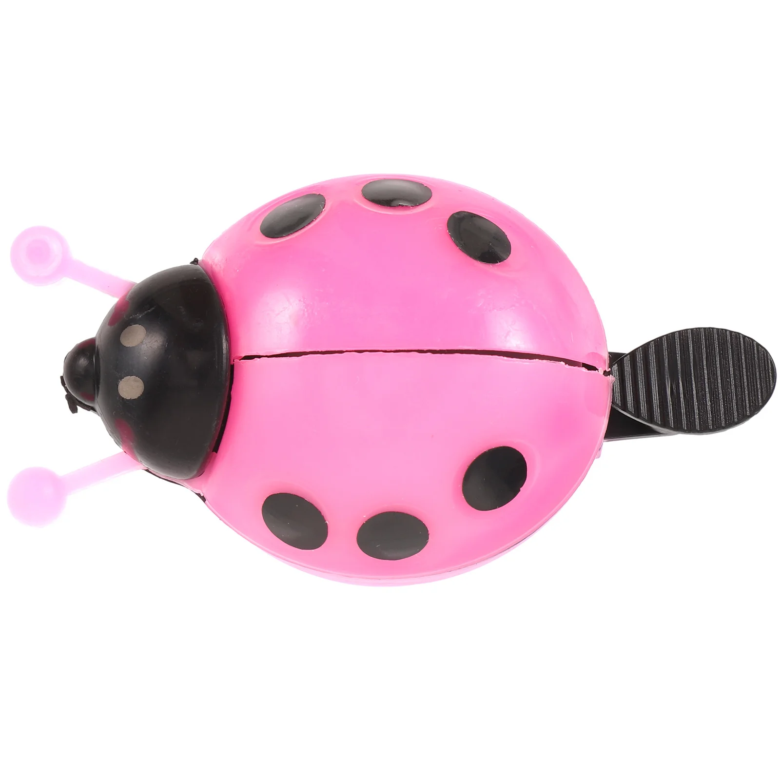 

Plastic Ladybug appearance Brass Duet Bicycle Bell Bike Bell For Children Bicycle Children's Gift(Pink)