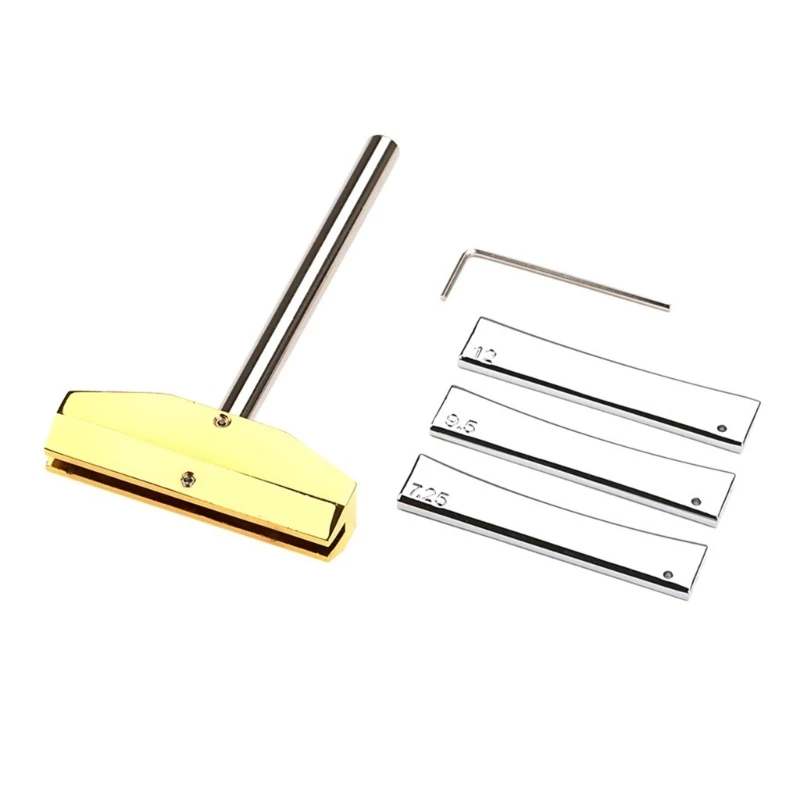 

A9LD Гитара Бас-Гриф Пресс для ладов Caul & Radian Вставки для ладов с гаечным ключом Инструмент для крепления грифа Инструмент