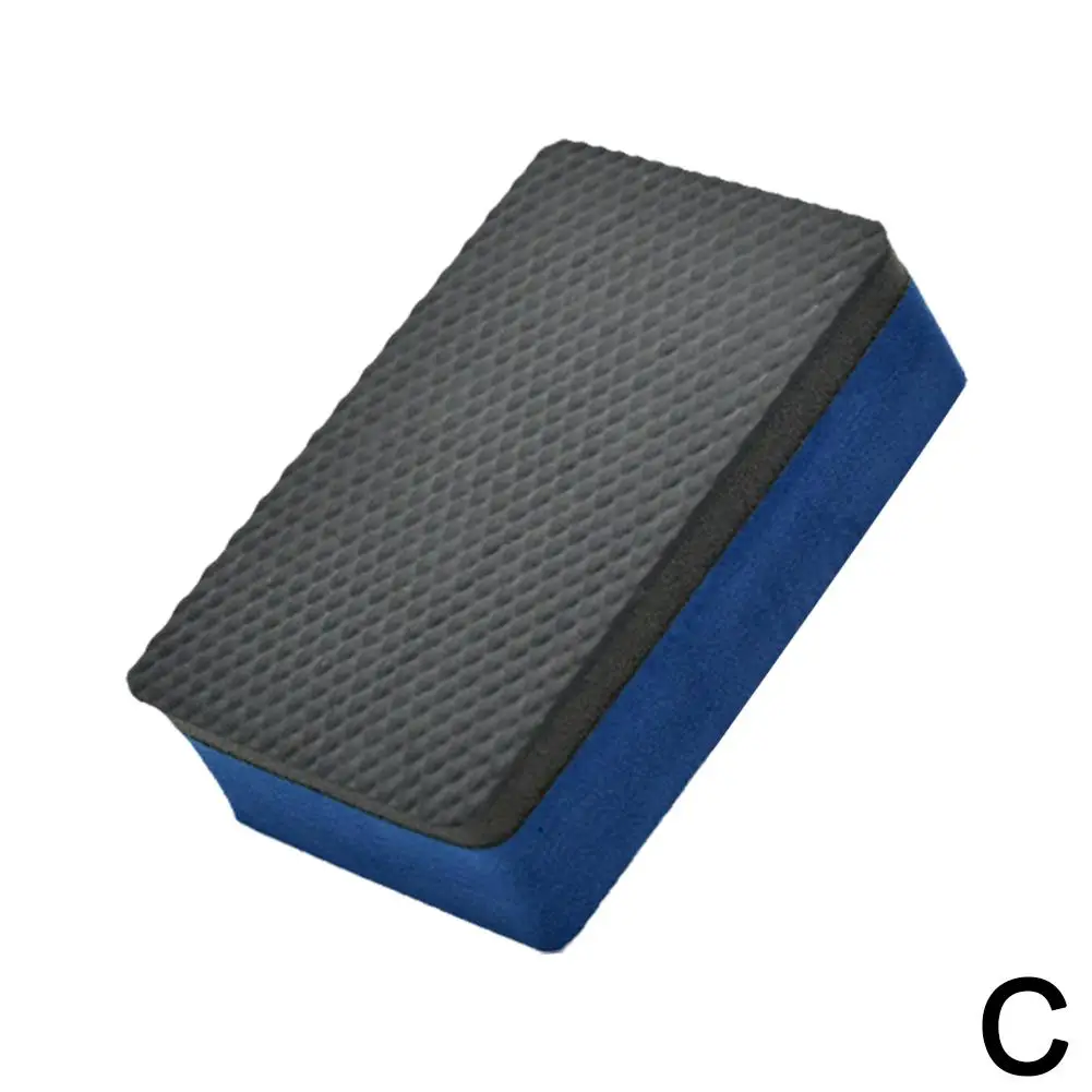 Car Clay Bar Decontamination Pad Sponge Block Cleaner Pad Polish Cleaning Eraser Wax Scrub Y9L5