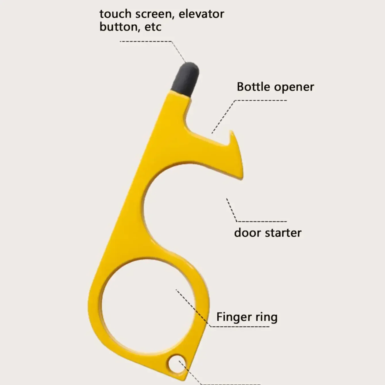 1pc Multifunction Contactless Random Door Opener
