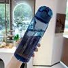780ml/26oz BPA-Free Plastic Water Bottle, Leak-Proof & Fall-Proof, Transparent Large Capacity, Portable for Outdoor Travel 3