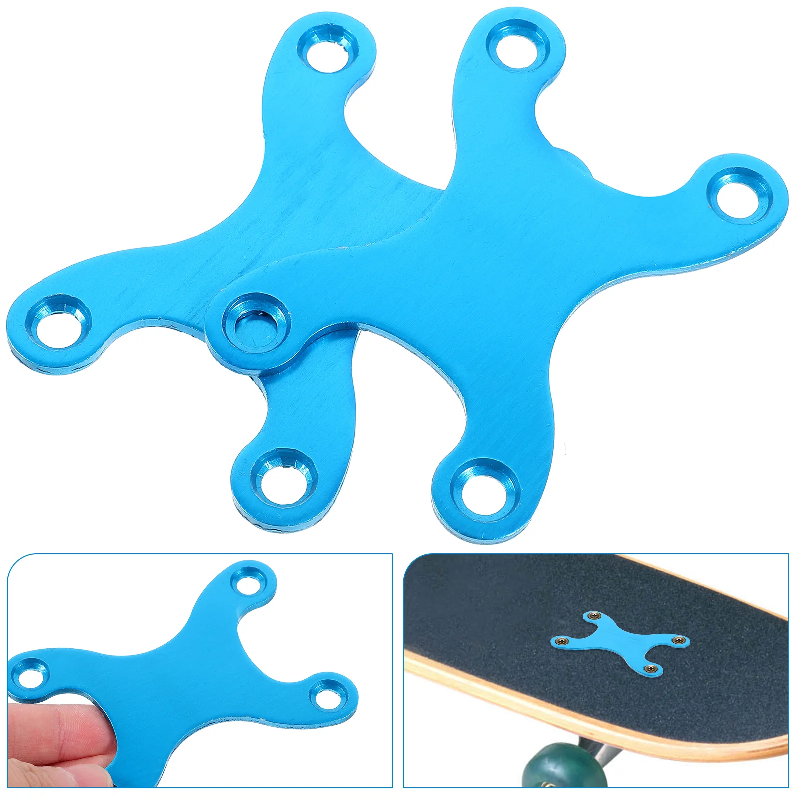 Aluminum Gasket Skateboard Bridge Support Washer Portable Skateboard Supply Skateboard Bracket Bridge Anti-Sag Gasket