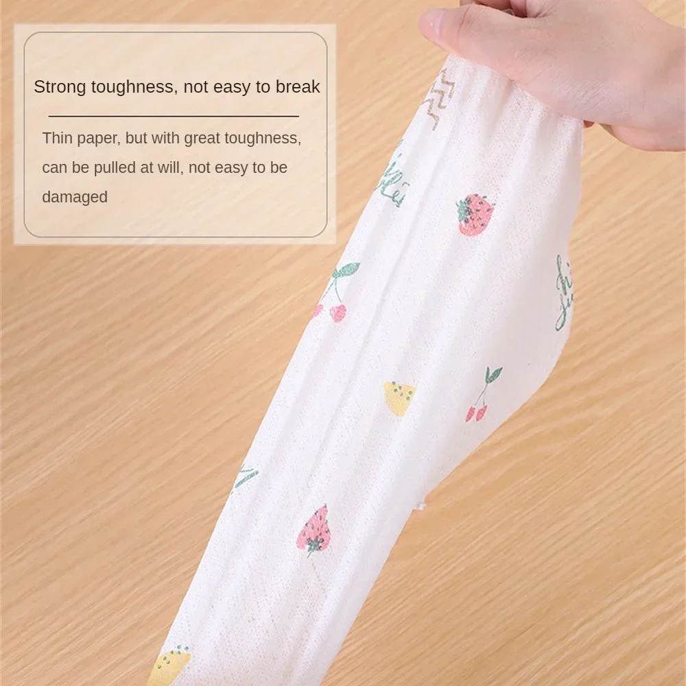 Reusable Cleaning Cloths Household Kitchen Disposable Rags Non-woven Dish Rag Wash Paper Towels Non-stick Oil Dishcloths Wipes
