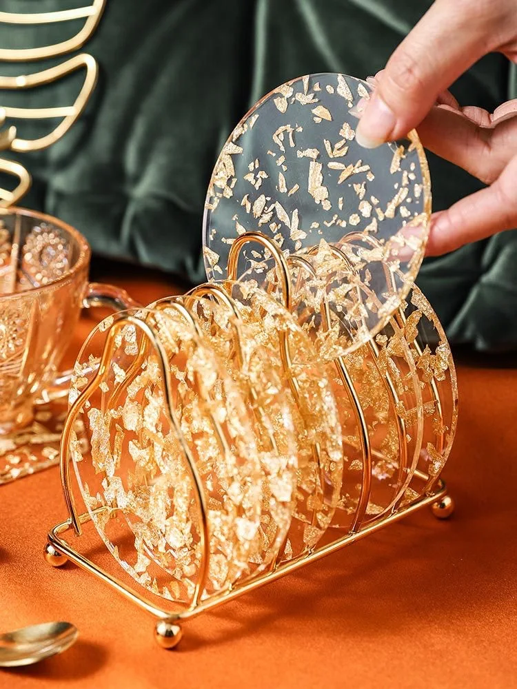 Acrylic Insulated Coaster Dining Table High Value Coaster Creative