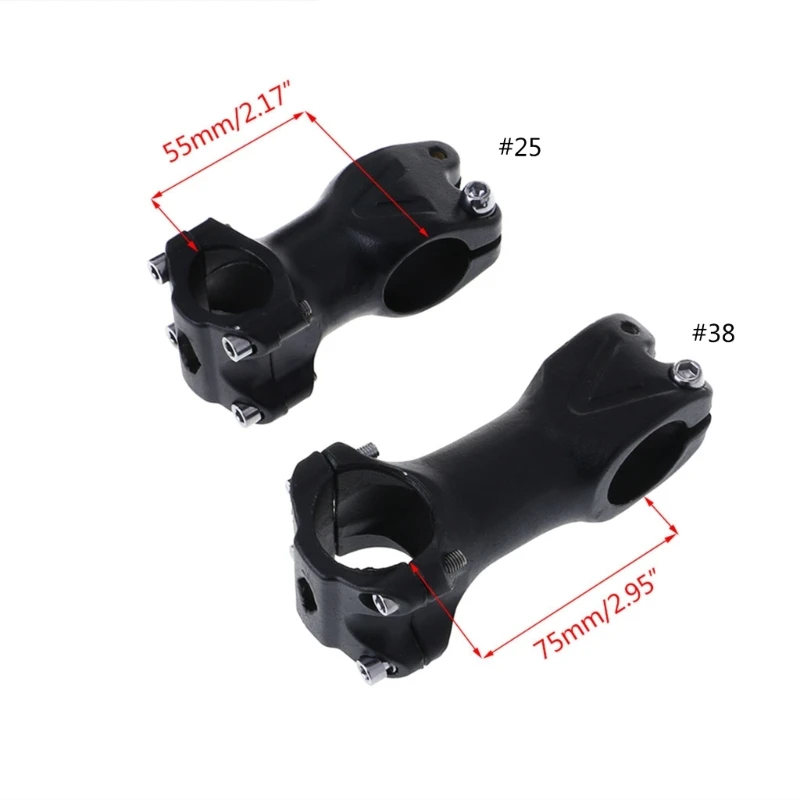 N0HA 자전거 줄기 25.4mm/31.8mm 알루미늄 합금 MTB 도로 자전거 부품 핸들바 사이클링