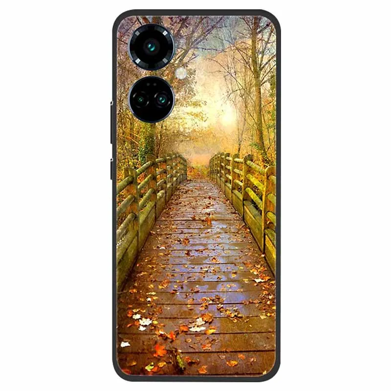 Tecno Camon 19 Shockproof Soft Silicone TPU Back Cover - Cute Design