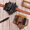 Multitool Sheath Pocket Organizers With Key Holder Tactically Tool Holsters Leather Belt Sheath Hanging Waist Belt 69HD 1