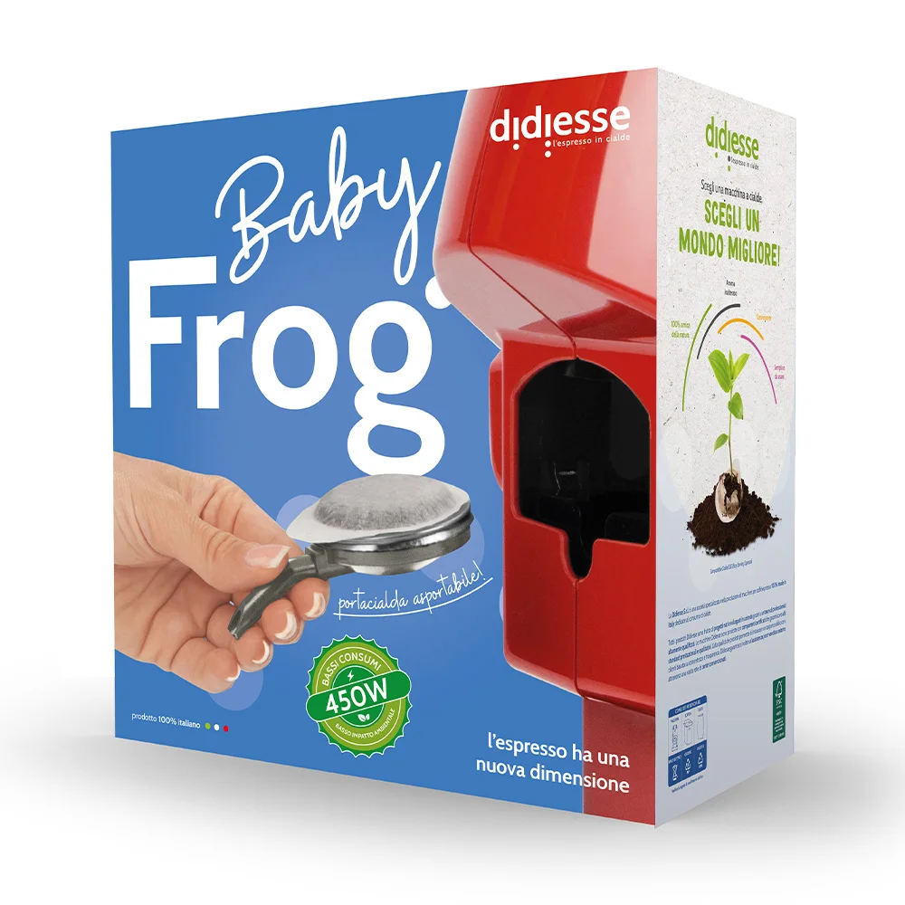 Made In Italy Espresso Machine Coffee Maker Didiesse Baby Frog Collection Nero Soft Coffee Machine For Home Hotel Office 5