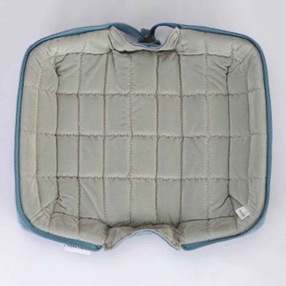 Pillow Shape Soft Makeup Bag Multifunction Quilted Simple Pen Pouch Large Capacity Creative Pencil Box Cotton Makeup Storage Bag