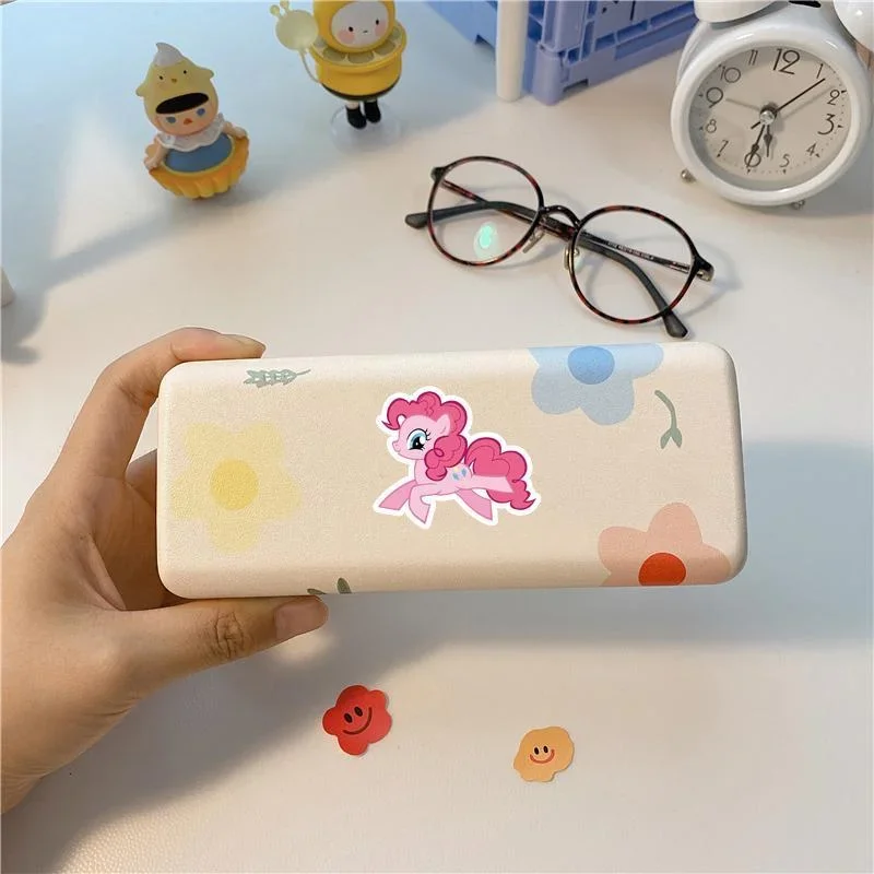 100PCS My Little Pony Stickers Cute Pinkie Pie Rainbow Dash Decals for Kids Laptop Water Bottle Luggage DIY Scrapbook Gift Favor