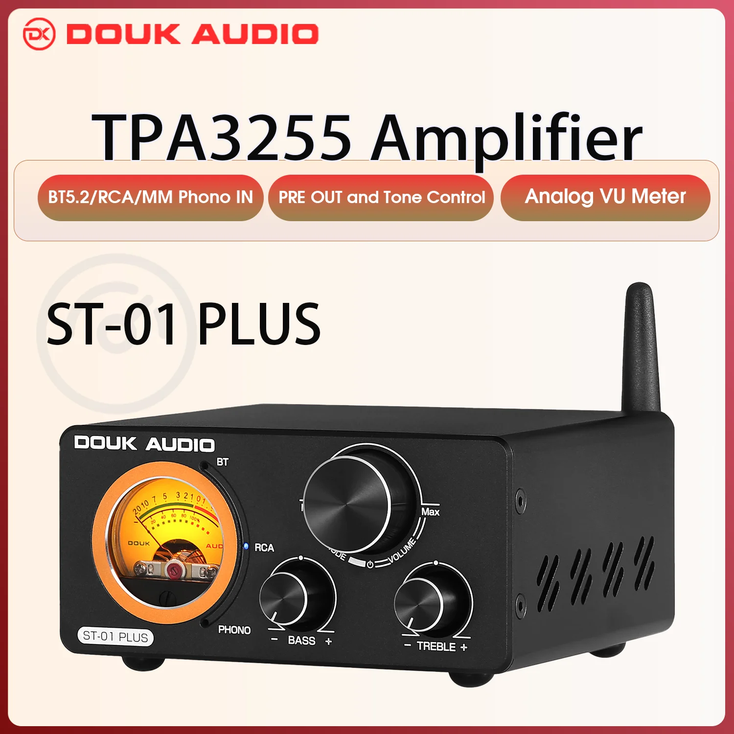JC-AUDIO TUBE05 BT Decoder Buizen Voorversterker Audio Decoder BT Audio Ontvanger met Buizen Voorversterker kopen vanaf een prijs van 51