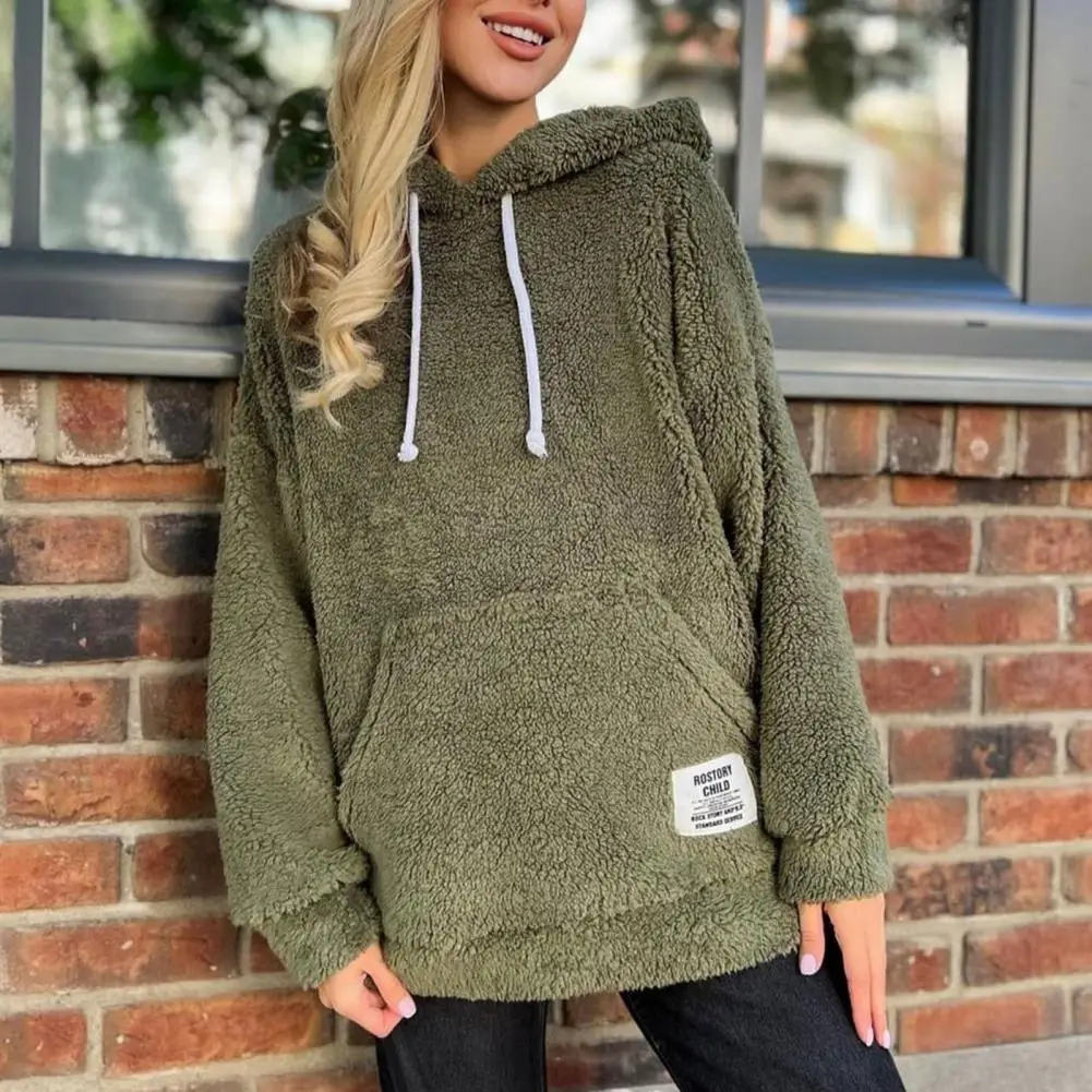 This sweatshirt is made of flannel and is very warm.      Suitable for daily life, sports, street wear and other occasions autumn winter women s clothing stripes checkers printing midi shirt street fashion turn down collar loose buckle flannel coats