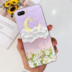 Coque de téléphone en silicone transparent peint - Coque souple en TPU avec protection contre les chocs
