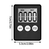 1Pc Timer Super Thin Cooking Baking LCD Digital Screen Square Cooking Count Up Countdown Kitchen Timer Alarm Clock Kitchen Tool 6