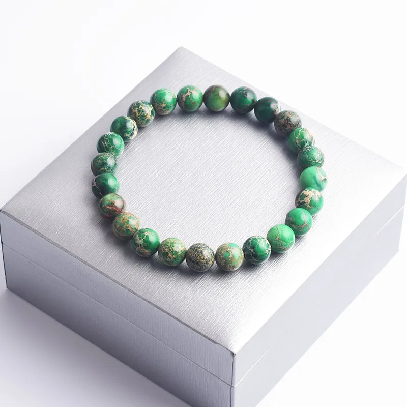 Pulsera Elástica Con Cuentas Redondas De 6 Mm, Piedra Precio | Cuotas Sin Interés