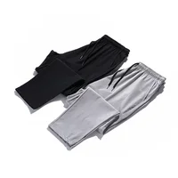 Summer Men Casual Pants Joggers Sweatpants Mens Solid Color Elastic Waist Trousers Fitness Sportswear Fashion Spring Sweatpants 2