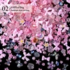 1Bag Mix Colorful Jelly Clear Ribbon Bowknot Nail Charms Heart Pearls Flower Flat-back Gems Parts Nail Art Manicure Decorations 1