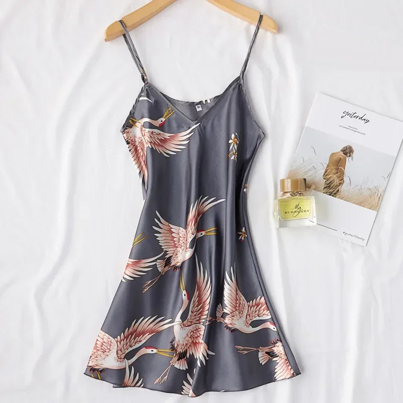 Gray-Nightdress