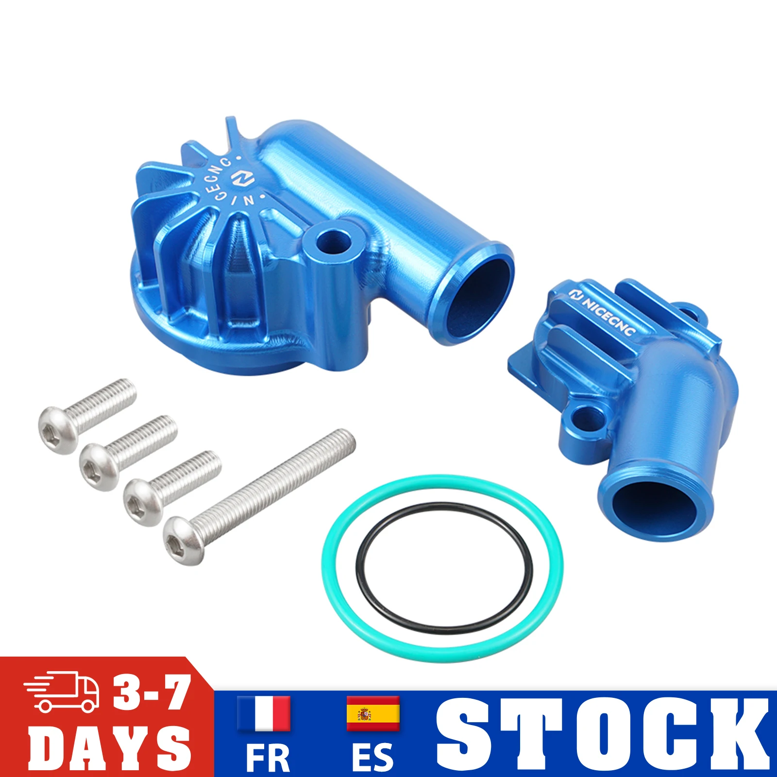 Per Yamaha Raptor 700 Atv Coperchio Ingresso E Uscita Pompa Acqua 2006-2023 Raptor 700R 2009 2011-2023 Parti Quad Atv In Alluminio