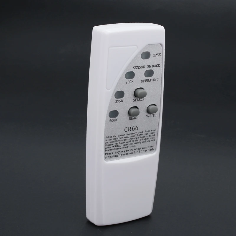 RFID ID ī  125/250/375/500Khz CR66 RFID ĳ α׷  ,  ǥñ 