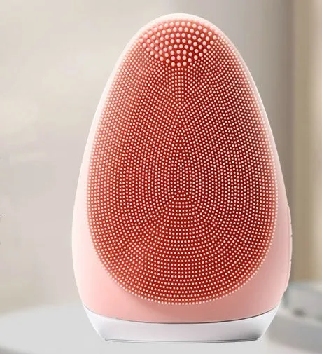 Detergente Viso In Silicone, Detergente A Vibrazione Ad Ultrasuoni Di Ricarica, Pulizia Multifunzionale Dei Pori Del Viso E Strumento Di Bellezza