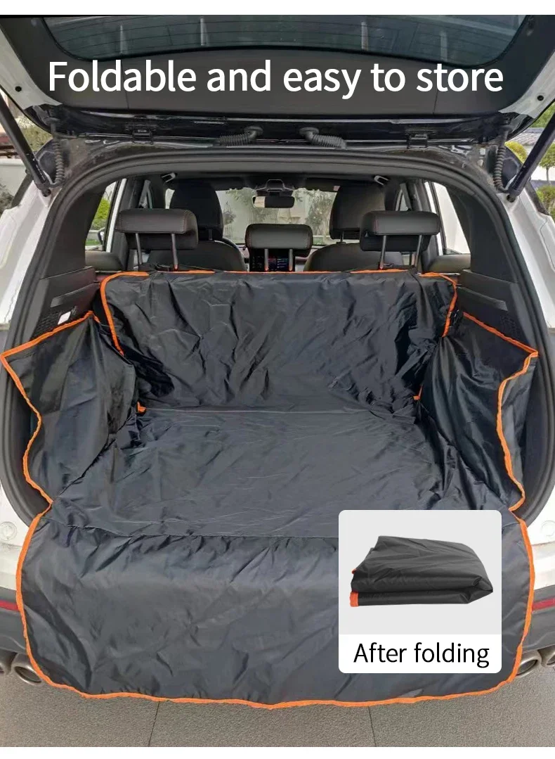 Waterproof SUV Dog Cargo Liner Pet Seat Cover Mat for SUVs Sedans Vans Durable Scratchproof Backseat Protector
