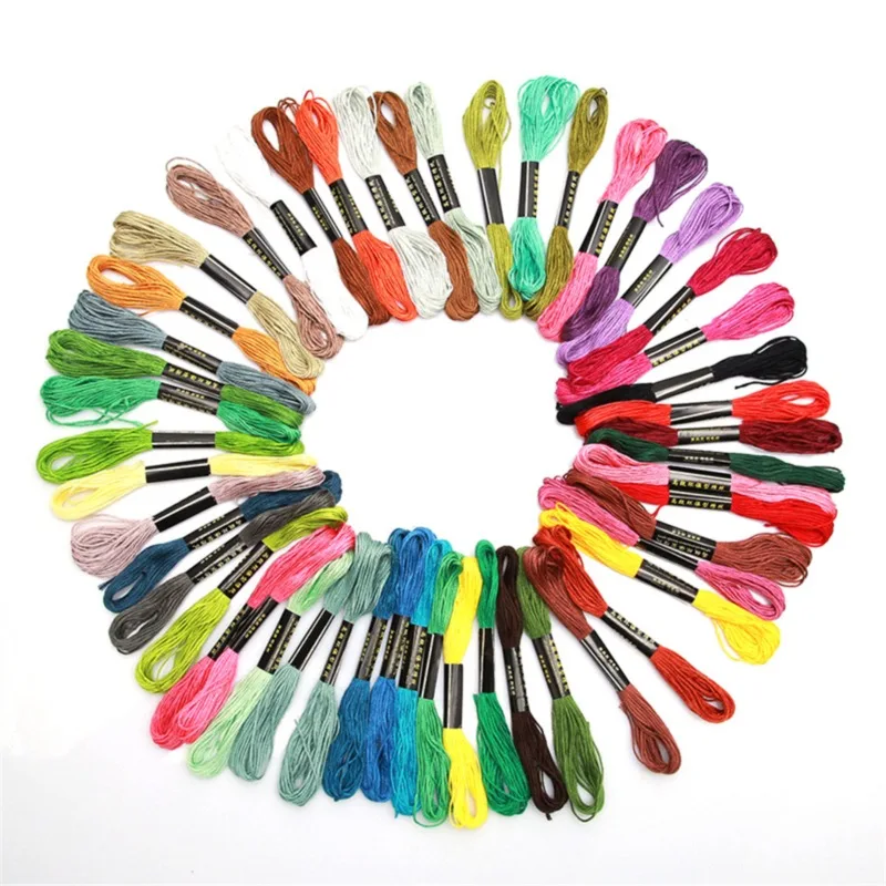15-200 مرساة عبر غرزة التطريز الموضوع التطريز الموضوع البوليستر خيط القطن التطريز خط الخياطة الحرفية الموضوع