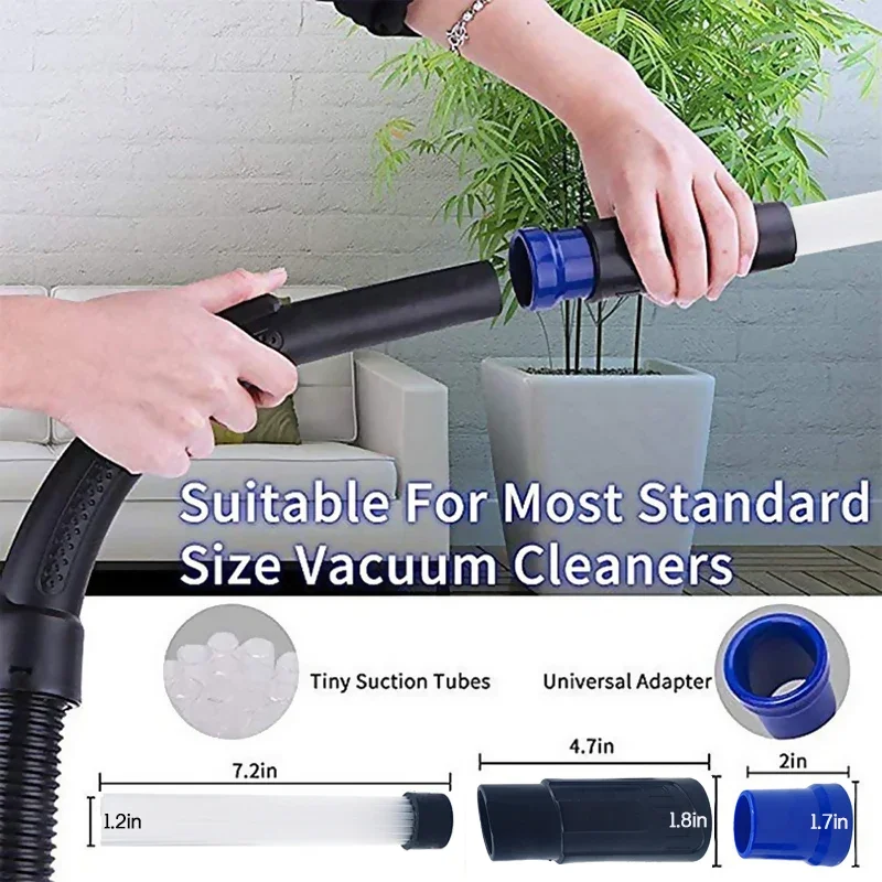 Dust Cleaner Brush Dirt Remover Multifunctional Cleaning Accessories Universal Vac Attachment As Car Seen TV Pet Hair