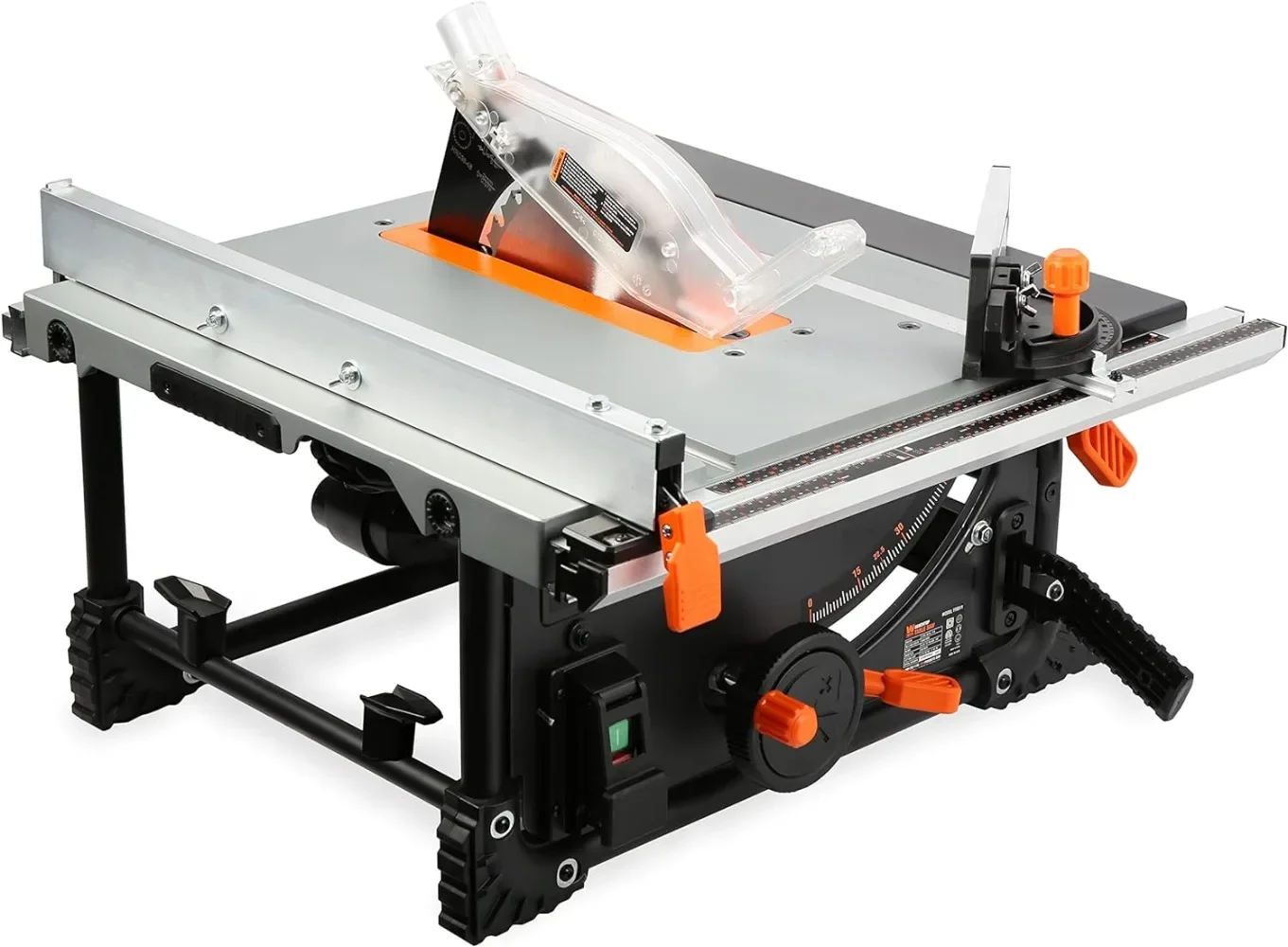 11-Amp 8.25-Inch Compact Benchtop Jobsite Table Saw, Black Easy Storage Transportation TT0811